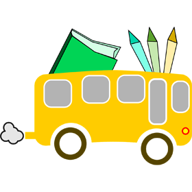 cartoon schoolbus