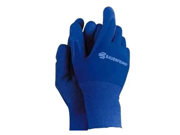 Getoond worden Bauerfeind antislip aantrekhandschoenen verkrijgbaar bij Medicura Zorgwinkel