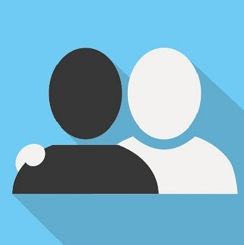 Pictogram twee personen