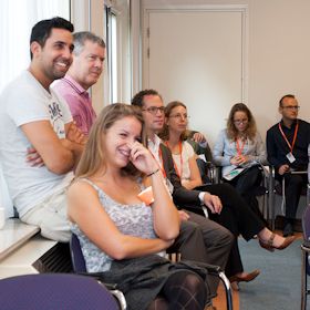Personen in een meeting.