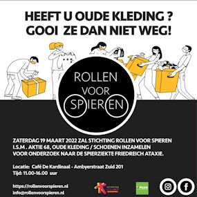 Poster inzamelingsactie