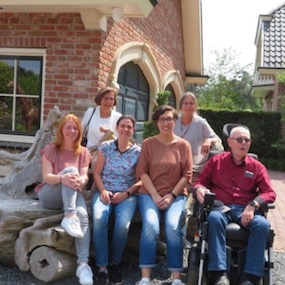 Zes personen van de FSHD-werkgroep.