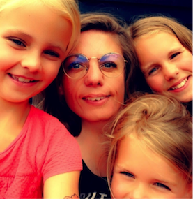 Portret Laura ter Beeke en drie kinderen