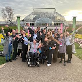 Groepsfoto van Myositis congres