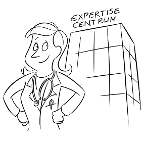 Persoon voor expertise centrum