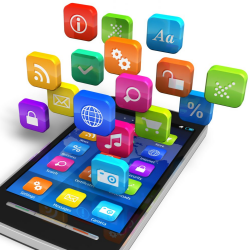 mobiel met apps