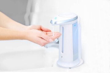 Beeld van: Zeepdispenser met sensor
