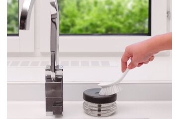 Beeld van: Eenhandige zeepdispenser