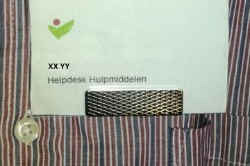 Beeld van: Magnetische naamkaart (badge)-bevestiging