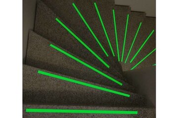 Beeld van: Lichtgevende veiligheidstrips voor traptreden
