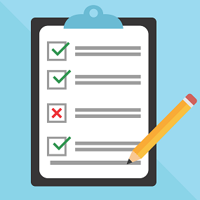 checklist met vinkjes