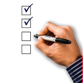 checklist met vinkjes